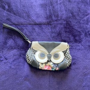 Wristlet | Floral Owl Wristlet + Cotton Wristlet